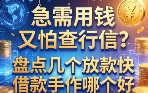 急需用钱又怕查征信？盘点几个放款快的借款软件哪个好