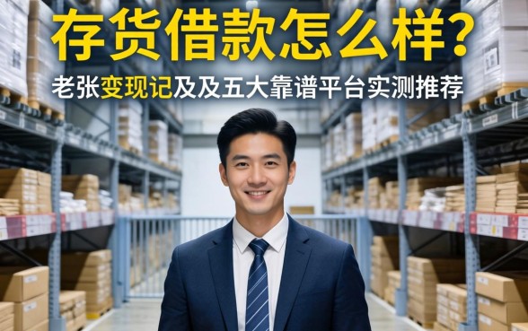 存货借款怎么样？老张仓库变现记及五大靠谱平台实测推荐