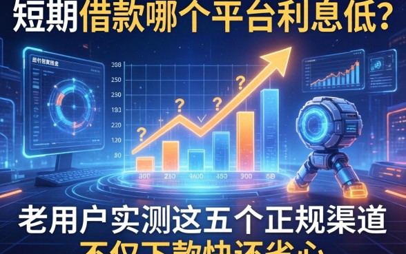 短期借款哪个平台利息低？老用户实测这五个正规渠道不仅下款快还省心