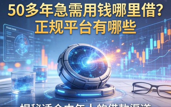 50多岁急需用钱哪里借？正规平台有哪些？揭秘适合中年人的借款渠道