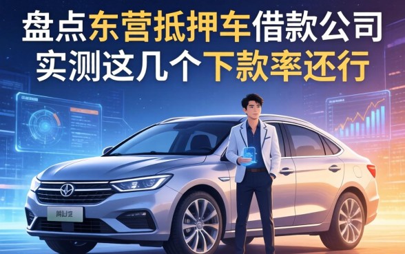 盘点东营抵押车借款公司有哪些，实测这几个下款率还行