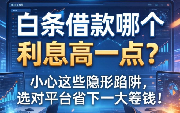 白条借款哪个利息高一点？小心这些隐形陷阱，选对平台省下一大笔钱！
