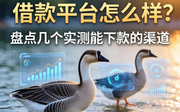 大鹅借款平台怎么样？盘点几个实测能下款的渠道