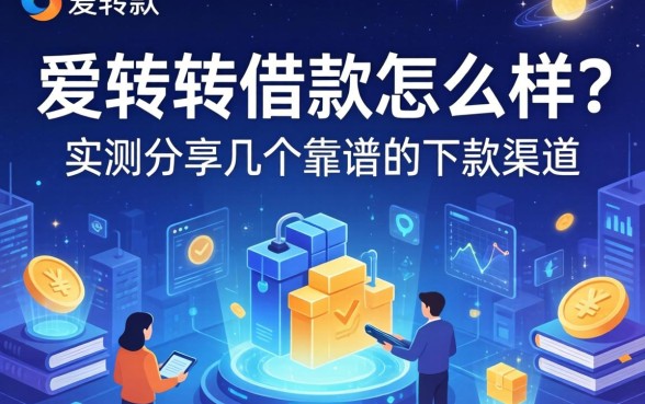 爱转转借款怎么样？实测分享几个靠谱的下款渠道