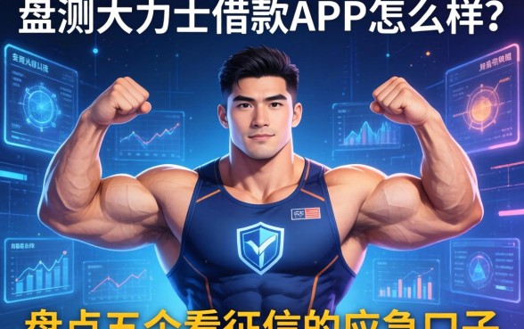 实测大力士借款APP怎么样？盘点五个不看征信的应急口子