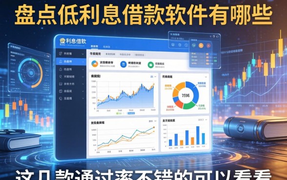 盘点低利息借款软件有哪些，这几款通过率不错的可以看看