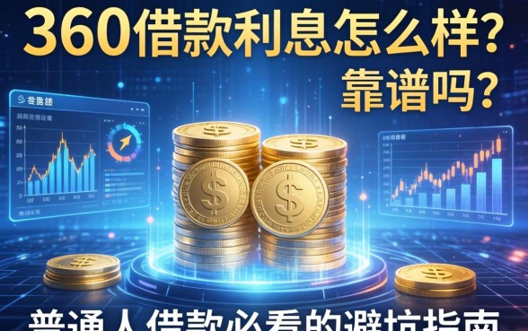 360借款的利息怎么样？靠谱吗？普通人借款必看的避坑指南