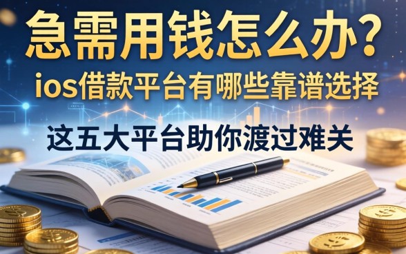 急需用钱怎么办？ios借款平台有哪些靠谱选择？这五大平台助你渡过难关