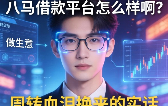 八马借款平台怎么样啊？做生意的周转血泪换来的实话