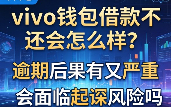 vivo钱包借款不还会怎么样？逾期后果有多严重？会面临起诉风险吗？