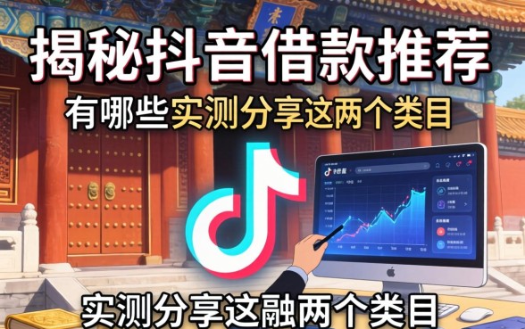 揭秘抖音借款推荐的有哪些，实测分享这两个类目