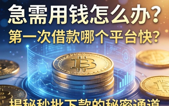 急需用钱怎么办？第一次借款哪个平台快？揭秘秒批下款的秘密通道