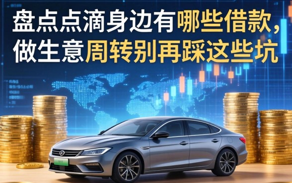盘点点滴身边有哪些借款，做生意周转别再踩这些坑