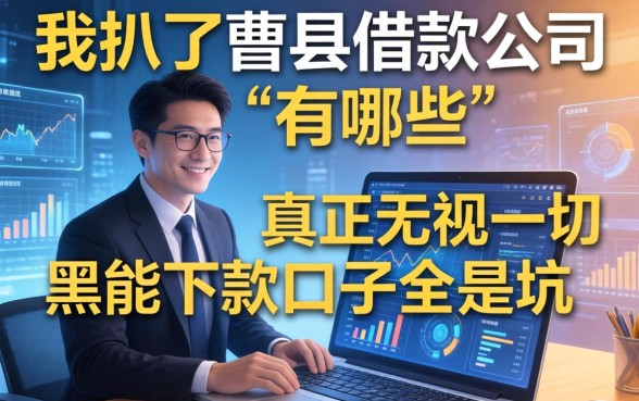 我扒了曹县借款公司有哪些，发现真正无视一切黑能下款口子全是坑