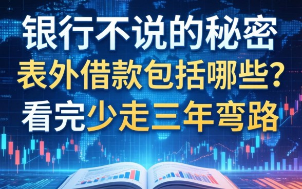 银行不说的秘密：表外借款包括哪些？看完少走三年弯路