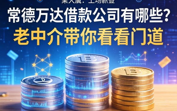 常德万达借款公司有哪些？老中介带你看看门道