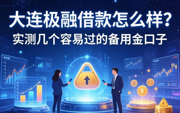 大连极融借款怎么样？实测几个容易过的备用金口子