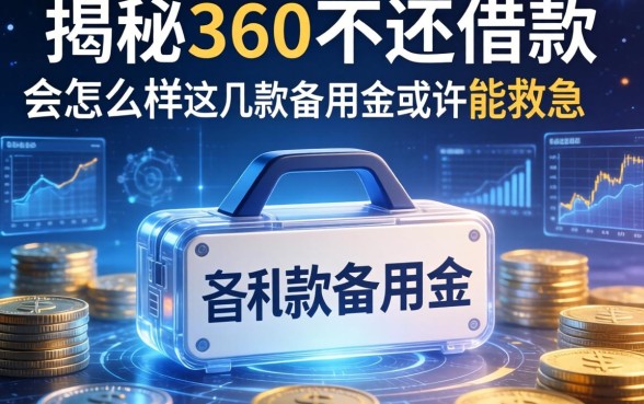 揭秘360不还借款会怎么样，这几款备用金或许能救急