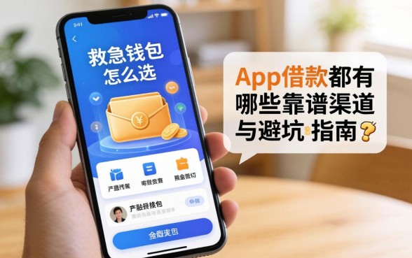 手机里的救急钱包怎么选？app借款都有哪些靠谱渠道与避坑指南？