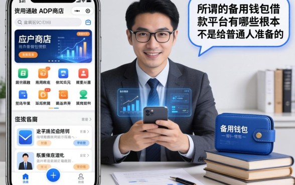我翻遍了手机应用商店，发现所谓的备用钱包借款平台有哪些根本不是给普通人准备的