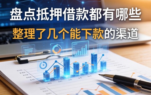盘点抵押借款都有哪些，整理了几个能下款的渠道