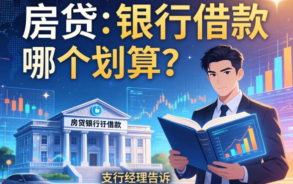 房贷和银行借款哪个划算？支行经理告诉你内幕