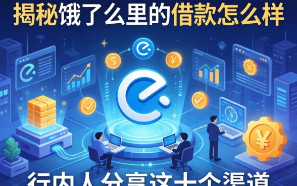 揭秘饿了么里的借款怎么样，行内人分享这十个渠道