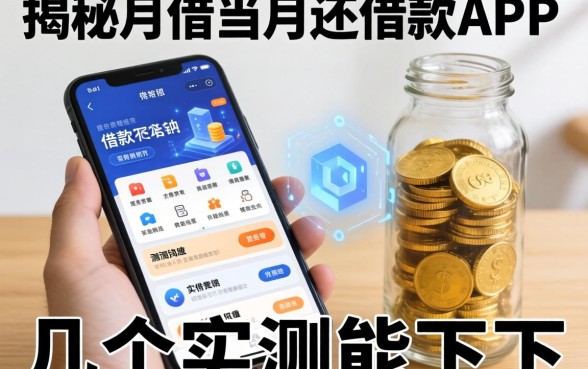 揭秘当月借当月还的借款APP有哪些，整理了几个实测能下的