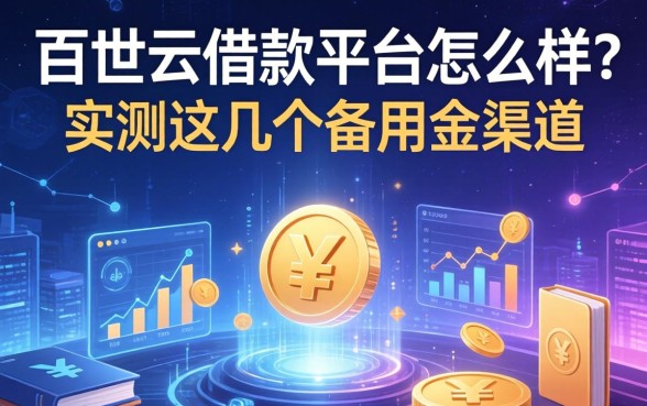 百世云借款平台怎么样？实测这几个备用金渠道