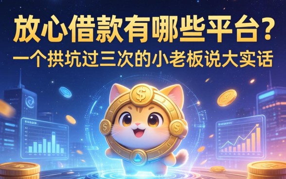 放心借款有哪些平台？一个被坑过三次的小老板说大实话