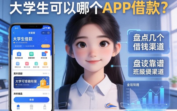 大学生可以在哪个APP借款？盘点几个靠谱的借钱渠道