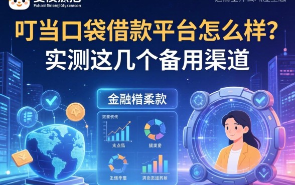 叮当口袋借款平台怎么样？实测这几个备用渠道