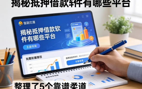 揭秘抵押借款软件有哪些平台：整理了5个靠谱渠道