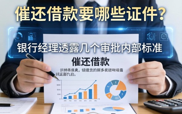 催还借款要哪些证据？银行经理透露几个审批内部标准