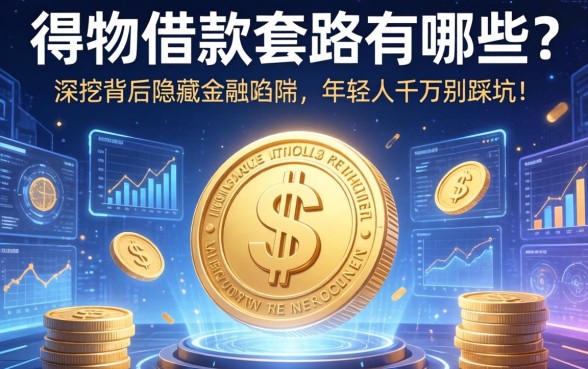 得物借款套路有哪些？深挖背后隐藏的金融陷阱，年轻人千万别踩坑！