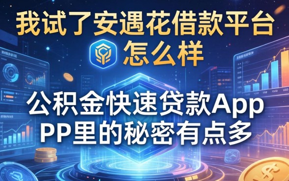 我试了安遇花借款平台怎么样，发现公积金快速贷款app里的秘密有点多
