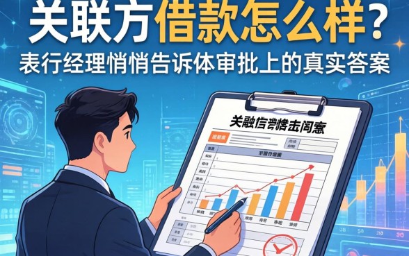 非关联方借款怎么样？支行经理悄悄告诉你审批表上的真实答案