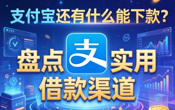 除了支付宝还有什么能下款？盘点几个实用的借款渠道