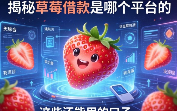 揭秘草莓借款是哪个平台的，整理了这些还能用的口子