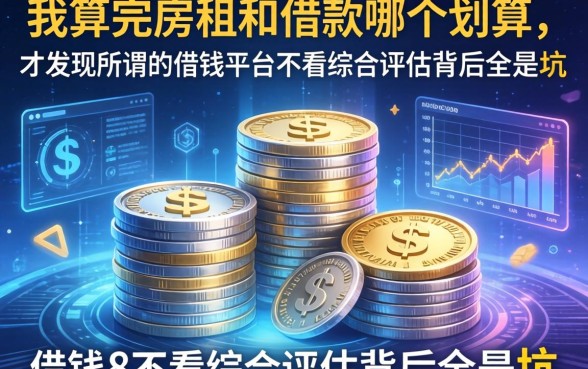 我算完房租和借款哪个划算，才发现所谓的借钱平台不看综合评估背后全是坑