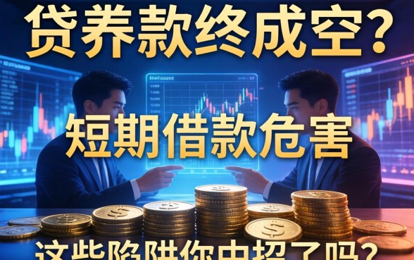 以贷养贷终成空？短期借款危害有哪些方面，这些陷阱你中招了吗？