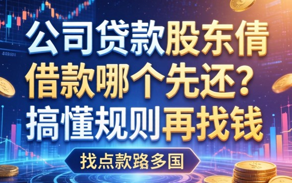 公司贷款股东借款哪个先还？搞懂规则再找钱