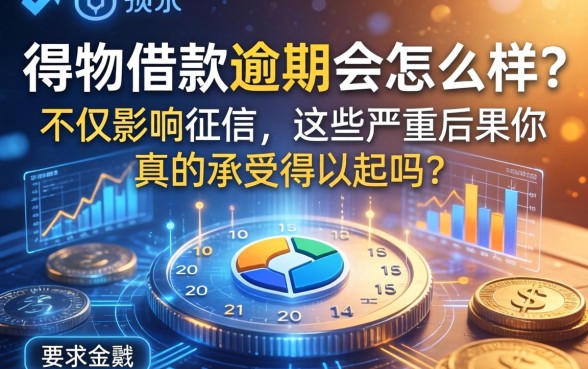 得物借款逾期会怎么样？不仅影响征信，这些严重后果你真的承受得起吗？