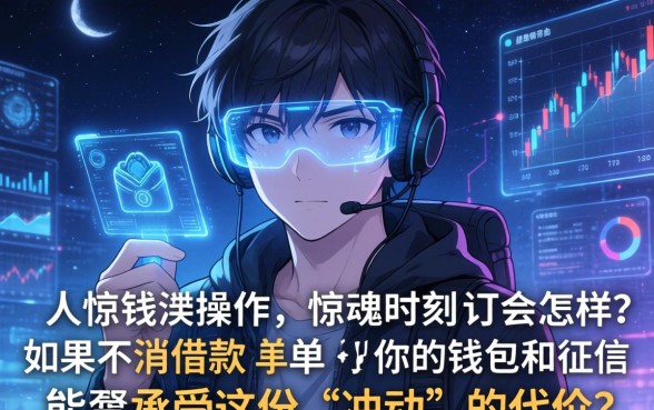深夜误操作后的惊魂时刻：如果不取消借款订单会怎么样？你的钱包和征信能否承受这份“冲动”的代价？
