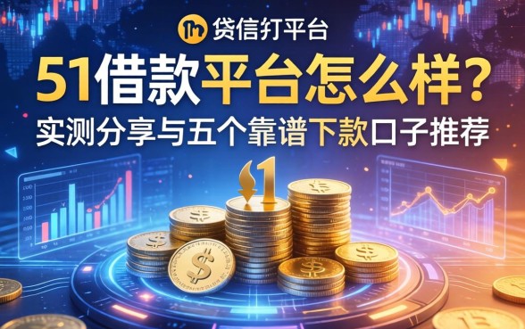 51借款平台怎么样？实测分享与五个靠谱下款口子推荐