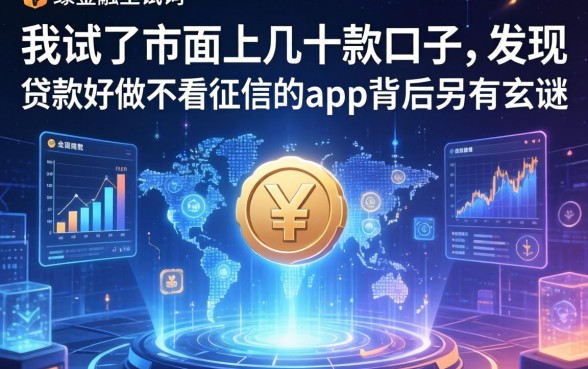 我试了市面上几十款口子，发现贷款好做不看征信的app背后另有玄机