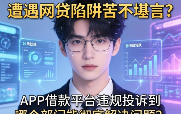遭遇网贷陷阱苦不堪言？APP借款平台违规投诉到哪个部门能彻底解决问题？