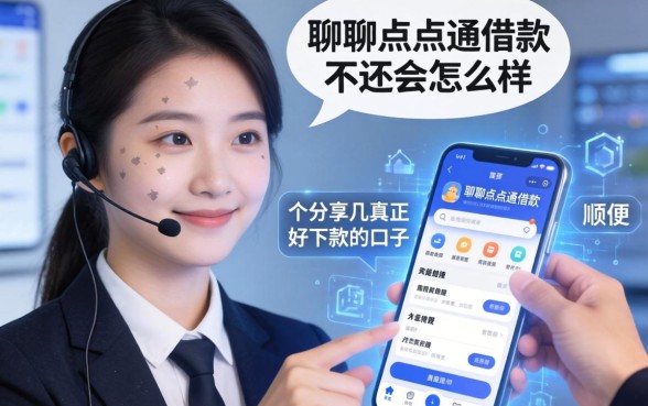 聊聊点点通借款不还会怎么样,顺便分享几个真正好下款的口子
