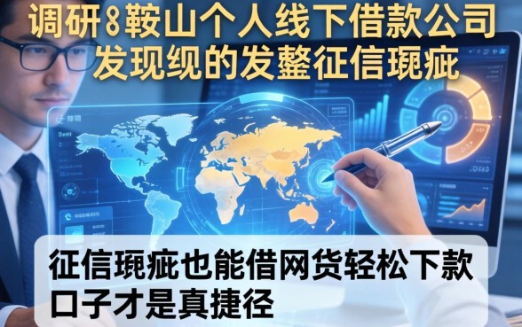 我调研了鞍山个人线下借款公司，发现征信瑕疵也能借网贷轻松下款的口子才是真捷径