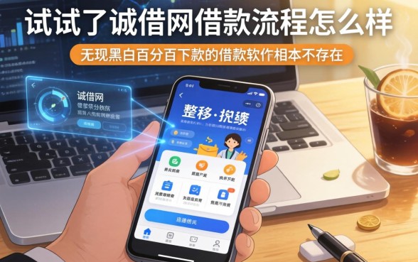 我试了诚借网借款流程怎么样，发现无视黑白百分百下款的借款软件根本不存在